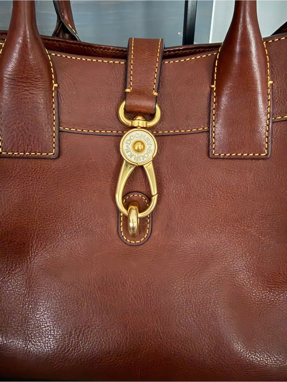 Dooney & Bourke Florentine Amelie Logo Lock Tote - Picture 6 of 16